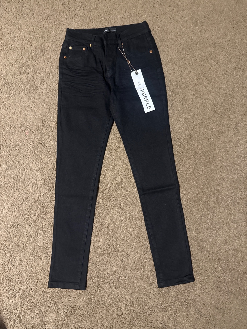 Black Purple jeans